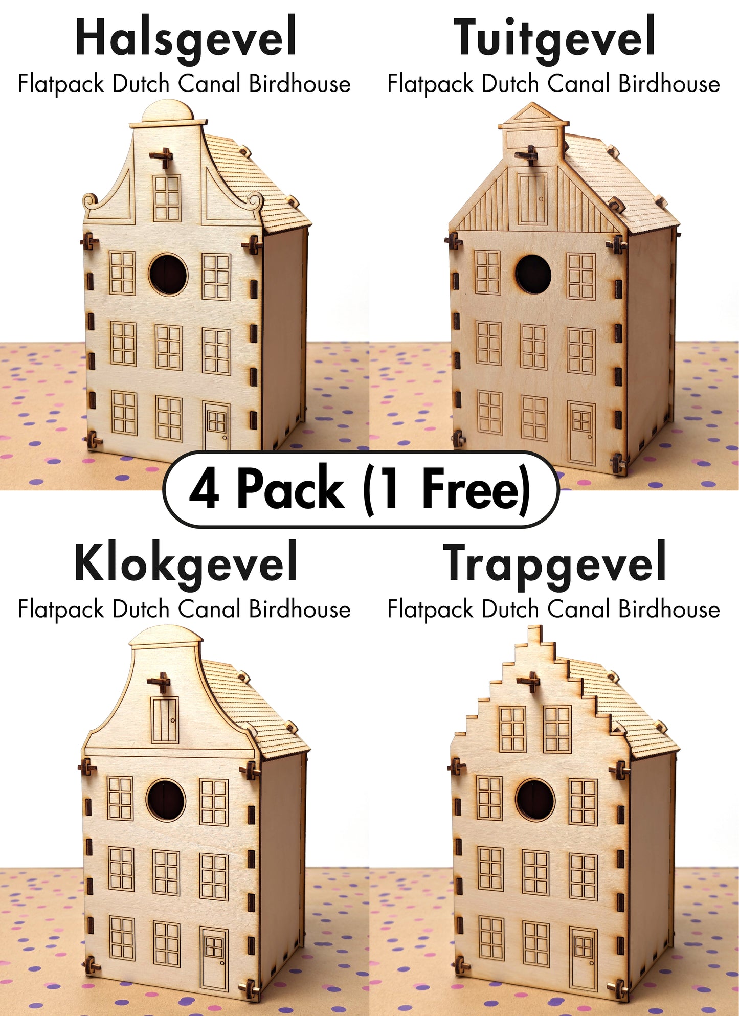 Dutch Canal Birdhouse Kit
