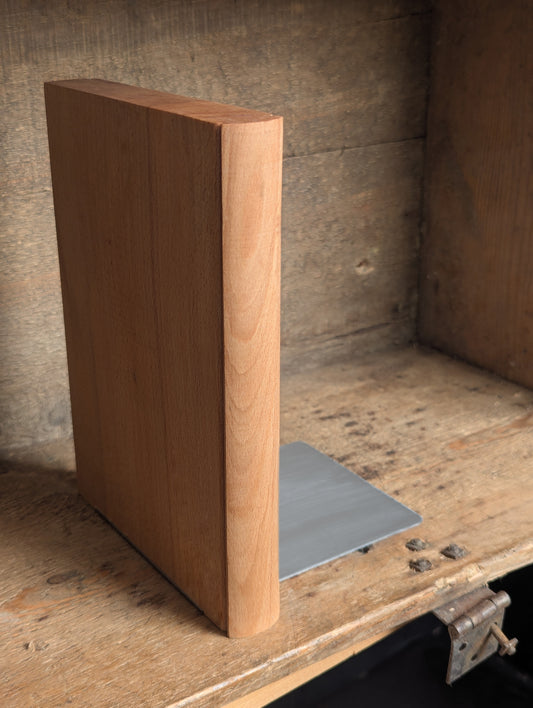 "Hardback" Solid Wooden Bookend