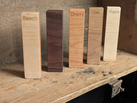 "Hardback" Solid Wooden Bookend