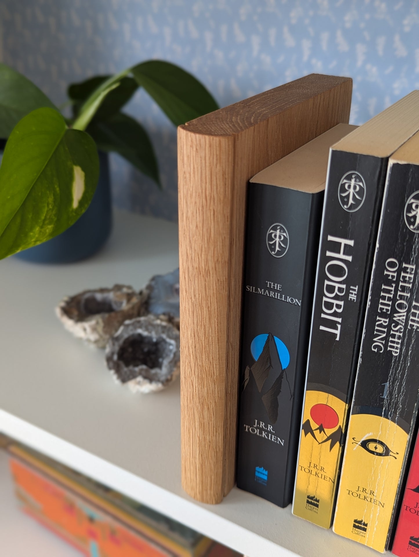 "Hardback" Solid Wooden Bookend