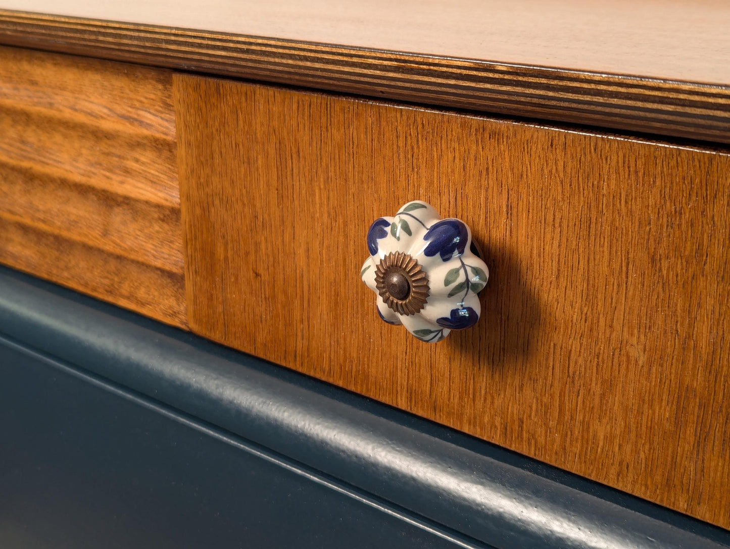 Beautifully Restored Stag Chest of Drawers – Farrow & Ball and Polyurethane durable finish.